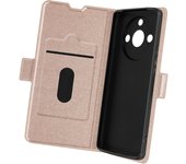 Funda para Realme 11 Pro/Pro Plus Lengüeta Tarjetero Rosa dorado