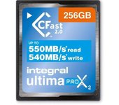 256 GB CFast 2.0 UltimaPro Tarjeta de memoria de ultra alta velocidad 550 MB/s Escritura 540 MB/s -