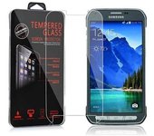 Pelicula Protectora para Samsung Galaxy S5 Active en TRANSPARENCIA ELEVADA - Vidrio Templado (Tempered) Cristal Antibalas Compatible 3D con Dureza 9H