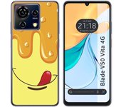 Funda Silicona Zte Blade V50 Vita 4G Helado Vainilla