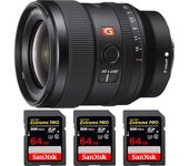 FE 24mm f/1.4 GM + 3 SanDisk 64GB Extreme PRO UHS-II SDXC 300 MB/s + PDF  pulgadas pulgadas20 TÉCNICAS PARA MEJORAR
