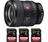 FE 24mm f/1.4 GM + 3 SanDisk 32GB Extreme PRO UHS-II SDXC 300 MB/s + PDF  pulgadas pulgadas20 TÉCNICAS PARA MEJORAR