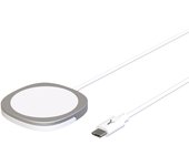 Cargador Inducción 15W Fijación magnética MagSafe Función Soporte Blanco