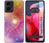 Funda Silicona Motorola Moto G04 / G24 Abstracto