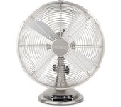 H.KOENIG - Ventilador en metal, 3 velocidades, 4 aspas, diseño retro. - Ref. JOE48