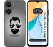 Funda Silicona Zte Blade V50 Design 5G Barba