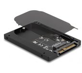 DeLOCK 63379 caja para disco duro externo Caja externa para unidad de estado sólido (SSD) Negro M.2