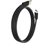 Cable de carga y sincronización original de de USB a USB-C negro de 1 m
