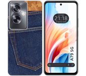 Funda Silicona Oppo A79 5G Vaquero