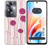 Funda Silicona Oppo A79 5G Flores Vintage
