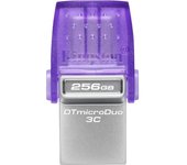 Kingston Technology DataTraveler microDuo 3C unidad flash USB 256 GB USB Type-A / USB Type-C 3.2 Gen
