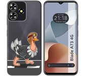 Funda Transparente Zte Blade A73 4G Avestruz