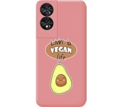 Funda Silicona Líquida Rosa TCL 50 SE Vegan Life