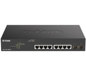 D-link Switch 8 Puertos 10/100/1gbit Poe+ Max W/2 Sfp Easysmart