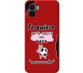 Funda Silicona Roja Xiaomi Redmi A2 Vaca