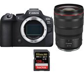 EOS R6 Mark II ( R6II ) + RF 24-70mm f/2.8 L IS USM + 1 SanDisk 128GB Extreme PRO UHS-II SDXC 300 MB