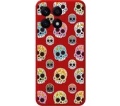 Funda Silicona Roja Honor X8a Catrina