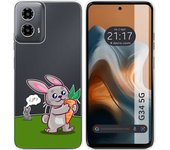 Funda Silicona Motorola Moto G34 5G Conejo