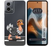 Funda Silicona Motorola Moto G34 5G Avestruz