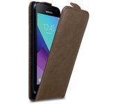Funda para Samsung Galaxy XCover 3 in NEGRO ANTRACITA - Cubierta Proteccion Estilo Flip con Cierre Magnetico - Etui Case Cover Carcasa