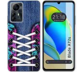 Funda Silicona Zte Blade A72s Zapatillas 06