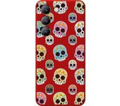 Funda Silicona Líquida Roja Vivo V40 SE 5G Catrina