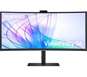 Samsung ViewFinity S6 S65VC pantalla para PC 86,4 cm (34 pulgadas pulgadas) 3440 x 1440 Pixeles UltraWide Quad HD LCD Negro