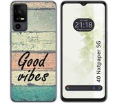 Funda Silicona TCL 40 NXTPAPER 5G Madera 01