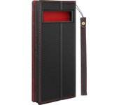 Funda para Google Pixel 7a Cuero con Tarjyero y Lengüya Magnética Negro