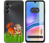 Funda Silicona Transparente Samsung Galaxy A05s Tigre