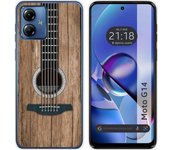 Funda Silicona Motorola Moto G14 Madera 11