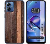 Funda Silicona Motorola Moto G14 Madera 05