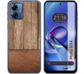 Funda Silicona Motorola Moto G14 Madera 09