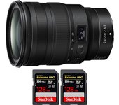 Z 24-70mm f/2.8 S + 2 SanDisk 128GB UHS-II 300 MB/s + PDF  pulgadas pulgadas20 TÉCNICAS PARA MEJORAR SUS FOTOS pulgadas