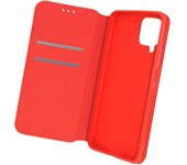 Funda Samsung Galaxy A22 Tarjetero Soporte Vídeo Rojo