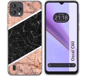 Funda Silicona Blackview Oscal C60 Mármol 07