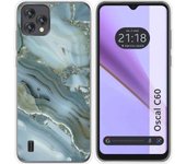 Funda Silicona Blackview Oscal C60 Mármol 09
