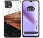 Funda Silicona Blackview Oscal C60 Mármol 11