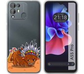 Funda Silicona Transparente Blackview A55 Pro Bufalo