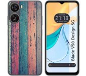 Funda Silicona Zte Blade V50 Design 5G Madera 10