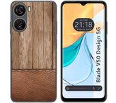 Funda Silicona Zte Blade V50 Design 5G Madera 09