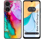 Funda Silicona Zte Blade V50 Design 5G Mármol 15