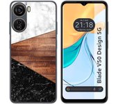 Funda Silicona Zte Blade V50 Design 5G Mármol 11