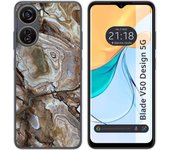 Funda Silicona Zte Blade V50 Design 5G Mármol 14