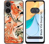 Funda Silicona Zte Blade V50 Design 5G Mármol 12