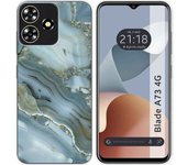 Funda Silicona Zte Blade A73 4G Mármol 09