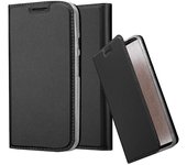 Funda Libro para Motorola MOTO G2 en CLASSY NEGRO - Cubierta Proteccion con Cierre Magnetico, Tarjetero y Funcion de Suporte - Etui Case Cover Carcasa