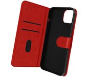 Funda iPhone 14 Solapa Tarjetero Función Soporte Vídeo Rojo