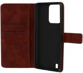 Funda Realme C31 Tarjetero Soporte Vídeo Efecto Mate Soft Touch marrón