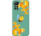 Funda Silicona Verde Xiaomi Redmi Note 12 Pro 4G Abeja